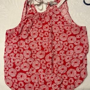 Ann Taylor tank top red